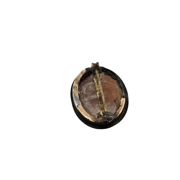 Antique Gold Filled Cameo Brooch (A7731)